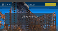 Desktop Screenshot of livingatthecameron.com
